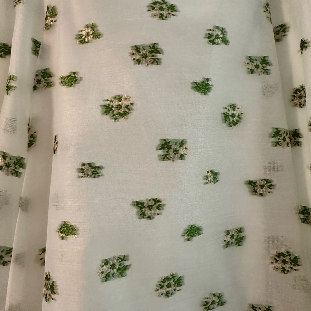Hill House White Floral Midi Dress - Picture 3 of 4
